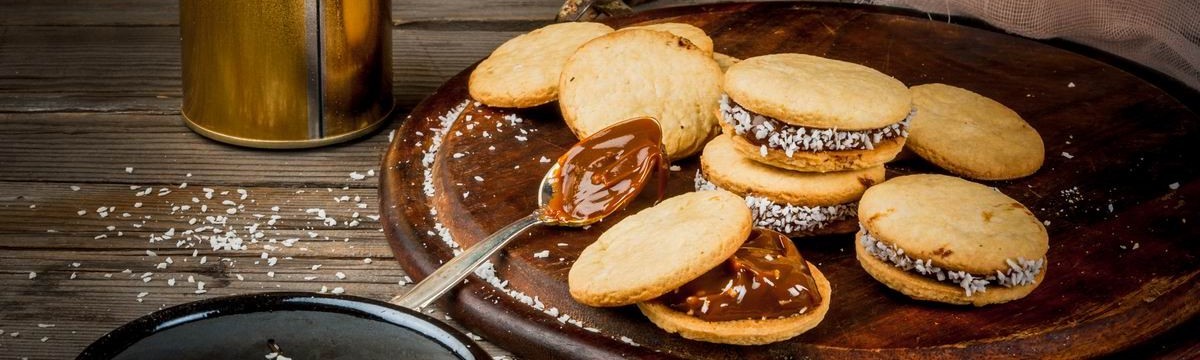 Alfajores, az ellenállhatatlan karamellkrémes töltött keksz