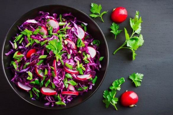 3 tavaszváró alakbarát saláta lila káposztával és sok vitaminnal
