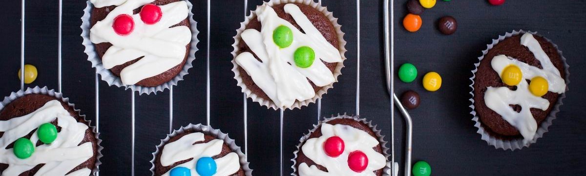 Múmiamuffin – ötletes csokis süti halloweenra