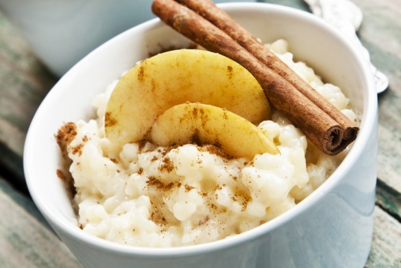 Édes, krémes és vegán: almás rizspuding